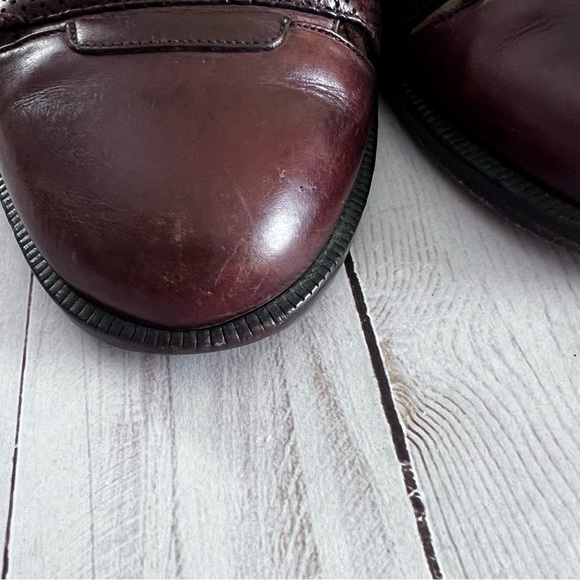 Rare Mezlan Men’s Shoe in Brown Leather size 8 - Picture 6 of 14